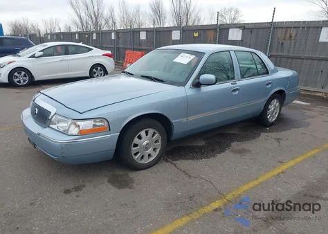 2004 Mercury Grand Marquis Ls from USA, damaged, VIN 2MEHM75W64X657193